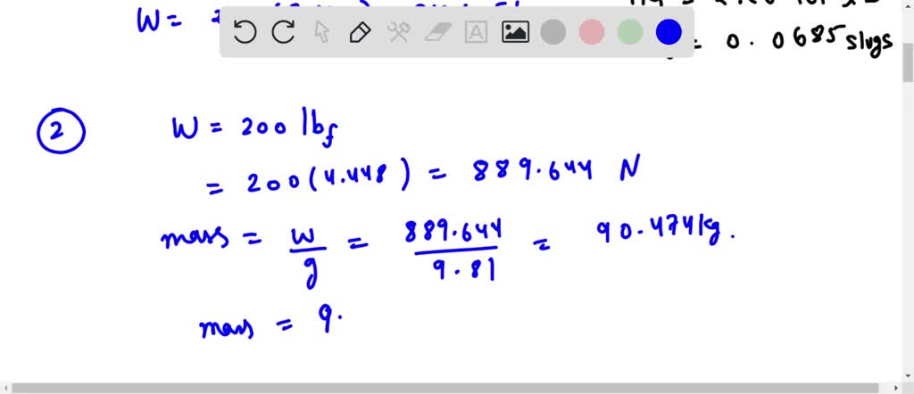 SOLVED Solve The Following Problems 1 An Object Has A Mass Of 30 Kg   47dd27fe 1b36 4cd7 A13e 54200b0a3cfa Large 