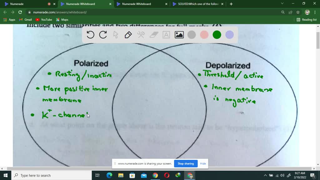 SOLVED: 4) Complete the following Venn Diagram comparing polarized vs ...