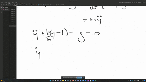 consider-a-mass-m-on-the-end-of-a-spring-of-natural-length-and-spring-constant-k-let-y-be-the-vertical-coordinate-of-the-mass-as-measured-from-the-top-of-the-spring-assume-the-mass-can-only-72576