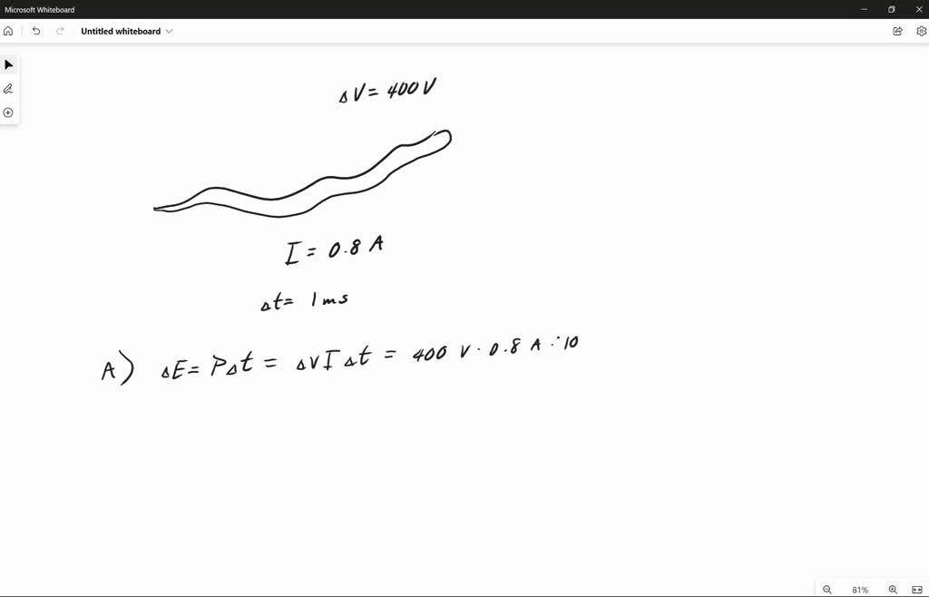 SOLVED An electric eel flexes its muscle to create a voltage that