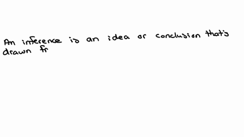 what-inference
