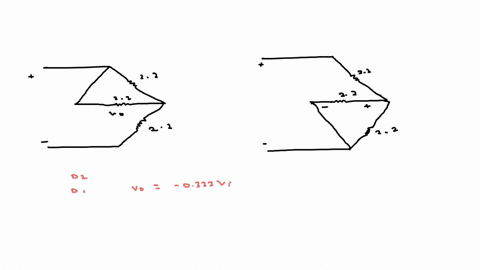 14920-5-10determine-the-output-waveformvofor-the-following-networkand-calculate-the-output-dc-level-and-the-required-piv-of-each-diode-vi-10v-2kq-mm-vi-0-ri-2k92-2k0-41878