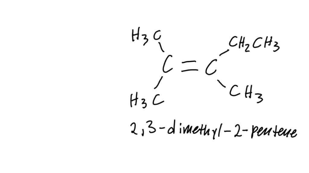 SOLVED: Write a structural formula and give two acceptable IUPAC names ...