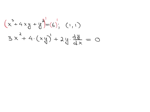 point-find-the-slope-of-the-tangent-to-the-curve-x3-4xy-y2-6-at-11_-the-slope-is-enter-undef-if-the-slope-is-not-defined-at-this-point-10282