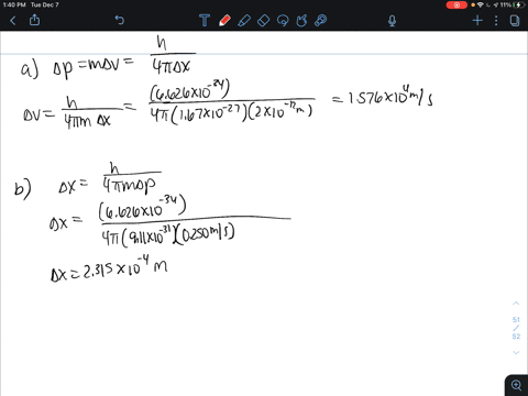 a-the-uncertainty-in-the-y-component-of-a-protons-position-is-20-times-10-12-mathrmm-what-is-the-min-39417