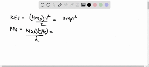 if-an-alpha-particle-two-protons-and-twoneutrons-is-given-an-initial-nonrelativistic-velocityvat-a-very-far-distance-and-is-aimed-directly-at-a-gold-nucleusz79-what-is-the-closest-distance-d-58462