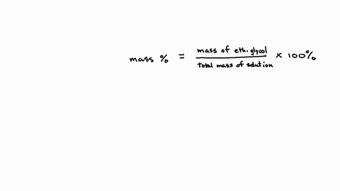 a-solution-is-prepared-by-mixing-22-g-ethylene-glycol-c2h4ohj2-with-108-g-of-water-what-is-the-mass-percent-of-ethylene-glycol-in-the-solution-a-20-none-of-these-c-17-d-83-e-22-36376