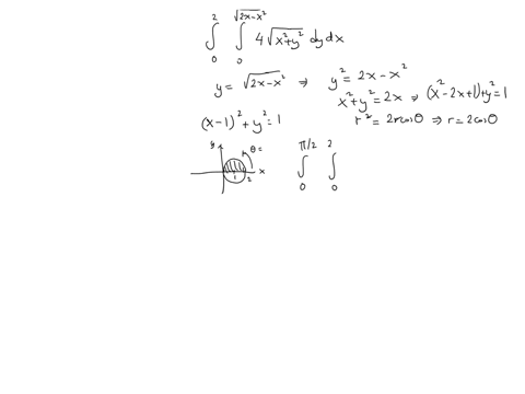 evaluate-the-iterated-integral-by-converting-to-polar-coordinates-2x-4vx2-y2-dy-dx-32-78506