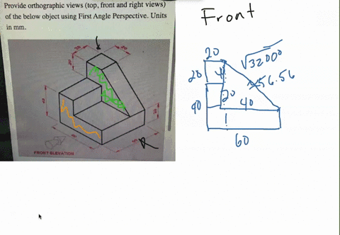 Object Perspective Angle Identify the front view and provide the three most important First ...