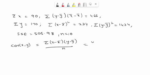 a-regression-and-correlation-analysis-resulted-in-the-following-information-regarding-a-dependent-variable-y-and-an-independent-variable-x-x-90-y-x-466-y-170-x-2-234-n-10-y-2-1434-sse-50598-44586
