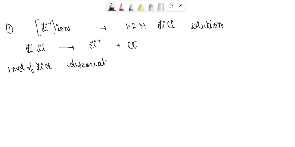 SOLVED Please do these using dissociation/ionization equations. 1