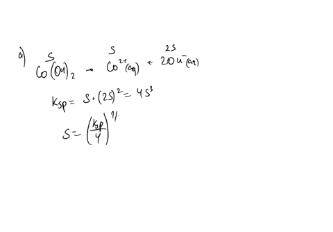 a-calculate-the-solubility-in-m-of-cobaltii-hydroxide-cooh2s-in-h2o-ksp-16010-16-at-a-specific-temperature-b-what-is-the-ph-of-this-solution-of-cobaltii-hydroxide-68401