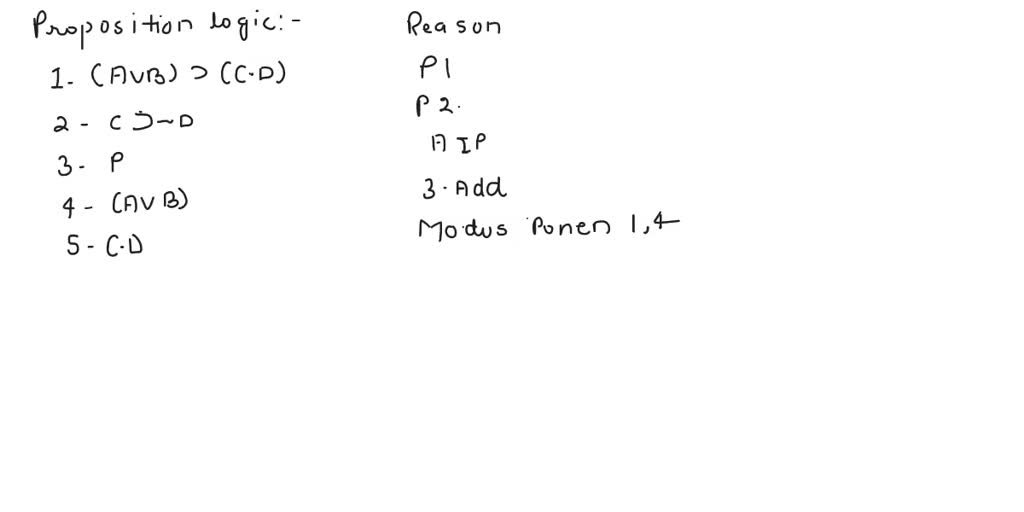 SOLVED: The Following Argument Is Valid. Use Both Conditional Proof (CP ...