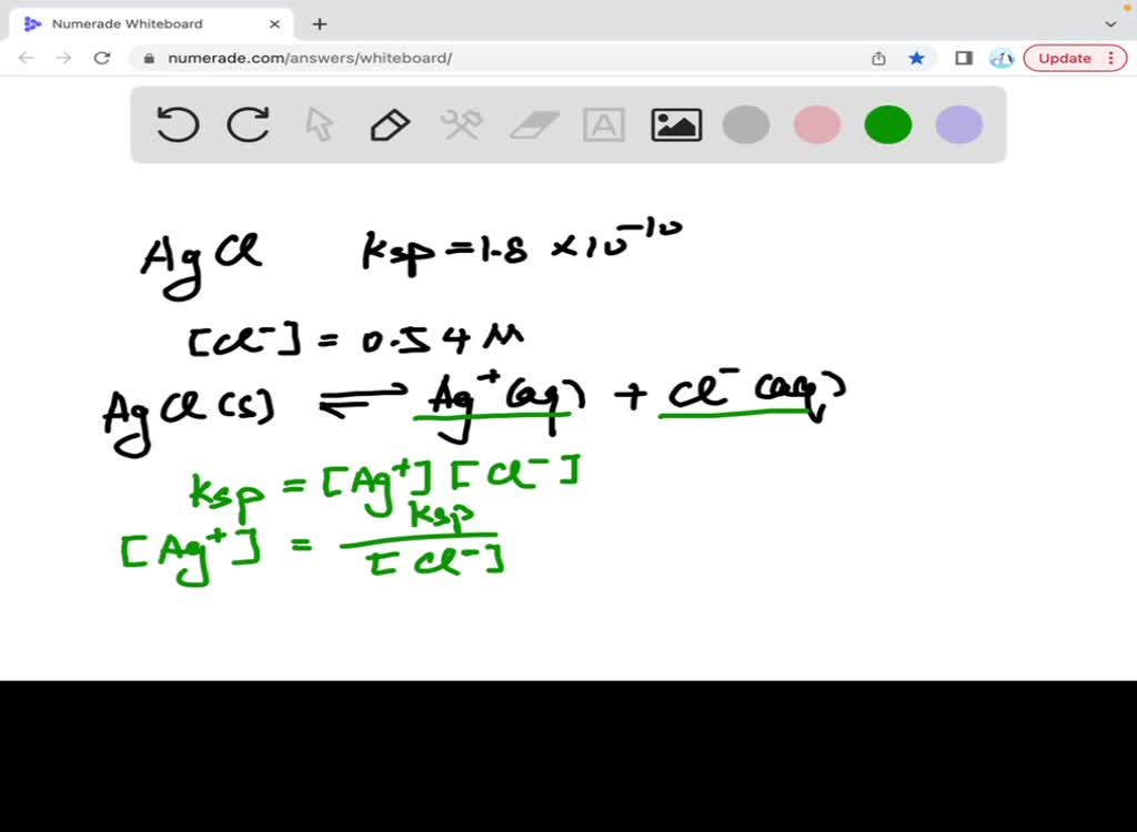 SOLVED: Ksp AgCl pada suhu ruang adalah 10 pangkat min 10 mol pangkat 2 ...