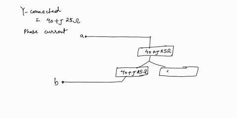 3 a balanced y connected load with a phase impedance of 40 j25 is ...