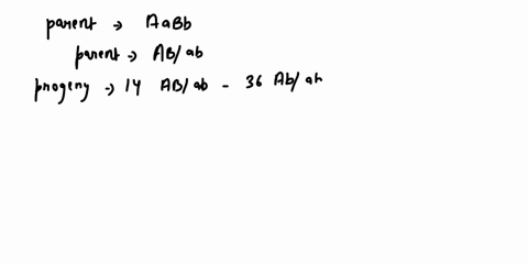 an-individual-who-is-heterozygous-for-two-linked-genes-with-alleles-a-a-and-b-b-is-crossed-with-an-abab-individual-and-among-the-progeny-are-14-abab-36-abab-34-abab-16-abab-what-is-the-frequ-18724