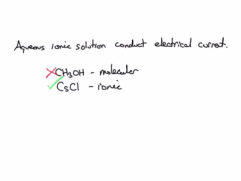 SOLVED: Each of the following compounds is soluble in water. For which