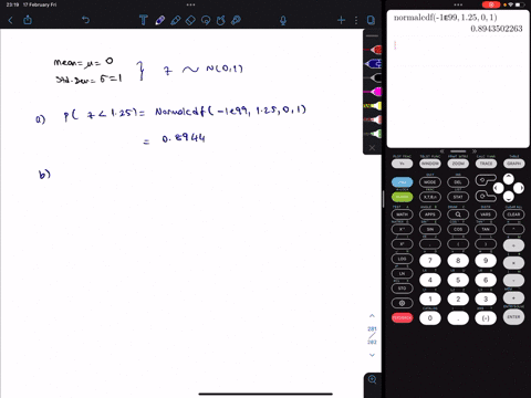 let-z-be-a-standard-normal-random-random-variable-use-the-normal-distribution-table-z-table-find-pz-125-find-pz-062-find-p-134-z-089-find-the-z-score-so-that-the-area-under-the-standard-norm-86497