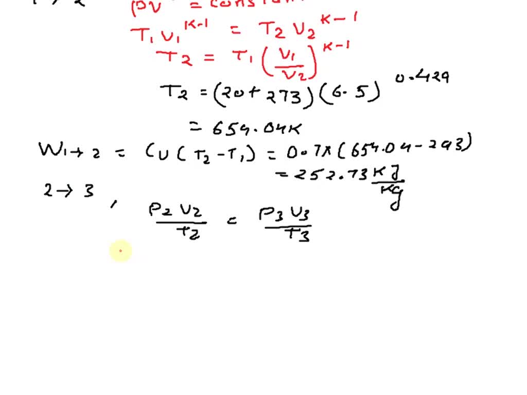 SOLVED: An ideal gas is contained in a piston-cylinder device and ...