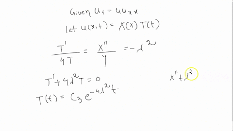 let-be-the-solution-to-the-initial-boundary-value-problem-for-the-heat-equation-dutx-4-dutx-te-x-e-03-with-neumann-boundary-conditions-dxut-0-0-and-xut-3-0-and-with-initial-condition-o-3-uox-07272