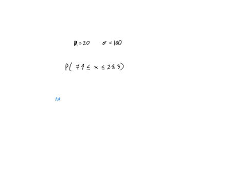 find-the-indicated-probability-assuming-that-x-is-a-random-variable-with-a-normal-distribution-with-the-given-mean-and-standard-deviation-round-your-answer-to-four-decimal-places-p79-x-283-2-99407