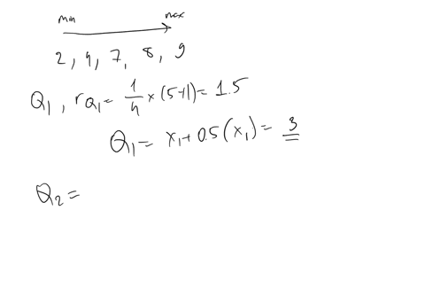 3-the-following-is-a-set-of-data-from-a-sample-of-n5-7-4-9-8-2-a-compute-the-first-quartile-q1-the-third-quartile-q3-and-the-interquartile-range-b-list-the-five-number-summary