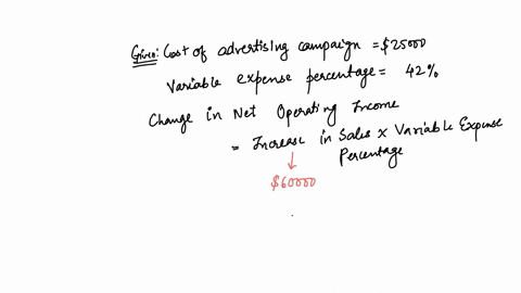 how-much-will-a-companys-net-operating-income-change-if-it-undertakes-an-advertising-campaign-given-the-following-data-cost-of-advertising-campaign-25000-variable-expense-as-a-percentage-of-82035