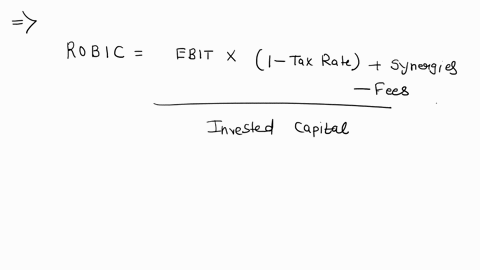 a-target-company-was-acquired-at-the-end-of-year-0-the-acquirer-purchased-100-of-the-equity-calculate-the-return-on-beginning-invested-capital-in-year-1-a-target-company-was-acquired-at-the-11708