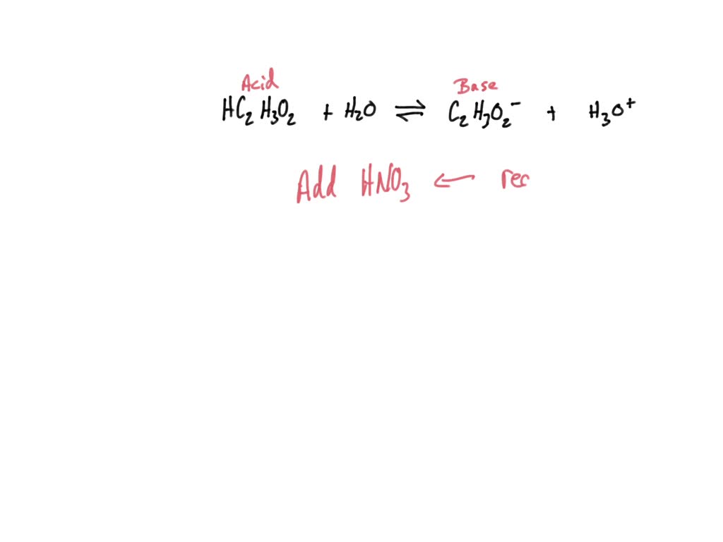 SOLVED: A buffer contains significant amounts of acetic acid (HC2H3O2 ...