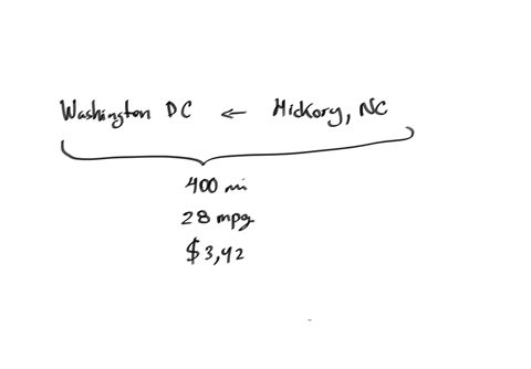 you-plan-to-take-a-road-trip-to-washington-dc-from-hickory-nc-the-total-one-way-distance-is-400-miles-your-car-gets-28-mpg-and-gas-costs-an-average-of-342-per-gallon-on-this-route-determine-the-amount