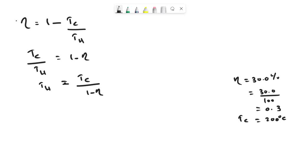 SOLVED: A certain gasoline engine has an efficiency of 30.0%. What