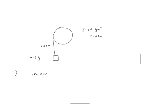 3-a-wheel-of-radius-r-is-free-to-rotate-about-a-frictionless-axle-the-moment-of-inertia-of-the-wheel-withrespect-to-its-axis-of-rotation-is-i-a-light-rope-is-wrapped-around-the-fixed-wheel-the-other-e