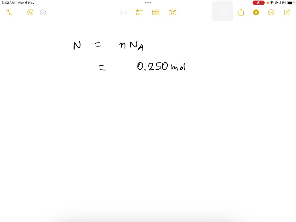 SOLVED How many formula units of iron (II) nitride are in 0.250 mol of