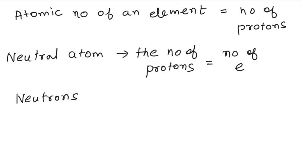 SOLVED: What is the atomic number for an element with 41 neurons and a ...