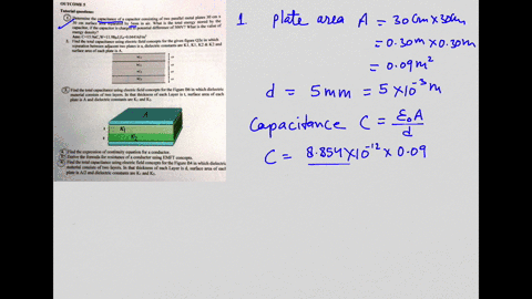 outcome-tutorial-questions-determine-the-capacilance-of-capacitor-consisting-of-two-parallel-metal-plates-30-cmx-30-cm-surface-arca-scparated-by-smm-in-air-what-is-the-total-energy-stored-by-59762