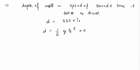 suppose-you-drop-a-rock-into-a-dark-well-and-using-precision-equipment-you-measure-the-time-for-the-sound-of-a-splash-to-return-a-neglecting-the-time-required-for-sound-to-travel-up-the-well-48817
