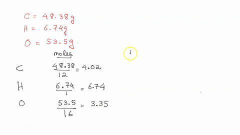 determine-the-empirical-formula-of-a-compound-containing-4838-grams-of-carbon-674-grams-of-hydrogen-and-535-grams-of-oxygenin-an-experiment-the-molar-mass-of-the-compound-was-determined-to-b-63775