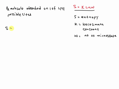 an oxygen o2 molecule is adsorbed onto a small patch of the surface of ...