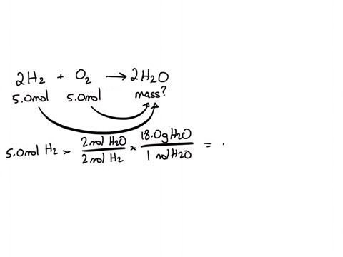50-moles-of-hydrogen-h2-react-with-50-moles-of-oxygen-o2-to-produce-water-h2o-which-is-the-limiting-reactant-how-much-water-is-produced-how-much-of-the-non-limiting-reactant-is-left-over