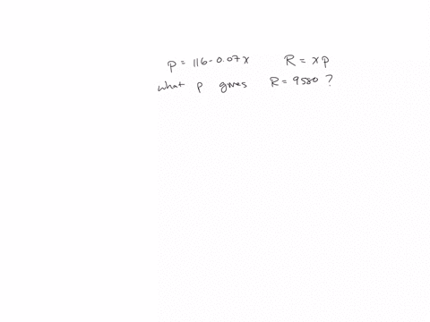 1-point-the-demand-equation-for-a-certain-product-is-given-by-p-116-007x-where-p-is-the-unit-price-in-dollars-of-the-product-and-x-is-the-number-of-units-produced-the-total-revenue-obtained-72376