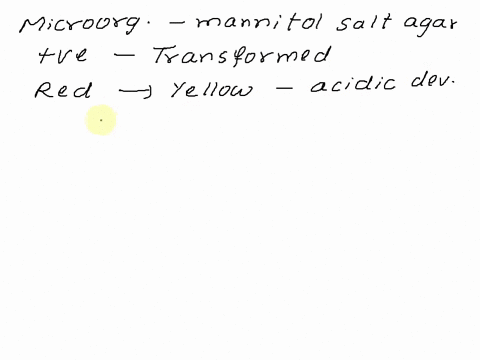 what-are-the-expected-results-growth-and-color-on-mannitol-salt-agar-will-the-bacterium-grow-on-this-media-if-it-can-grow-what-is-the-color-of-colonies-unknowns-sporosarcina-ureae-and-proteu-65062