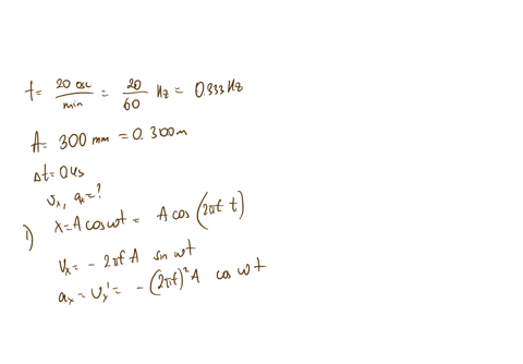 a-body-moves-with-shm-making-20-oscillations-per-minute-he-stroke-is-300-mm-find-the-velocity-and-acceleration-04-s-after-passing-through-the-midposition
