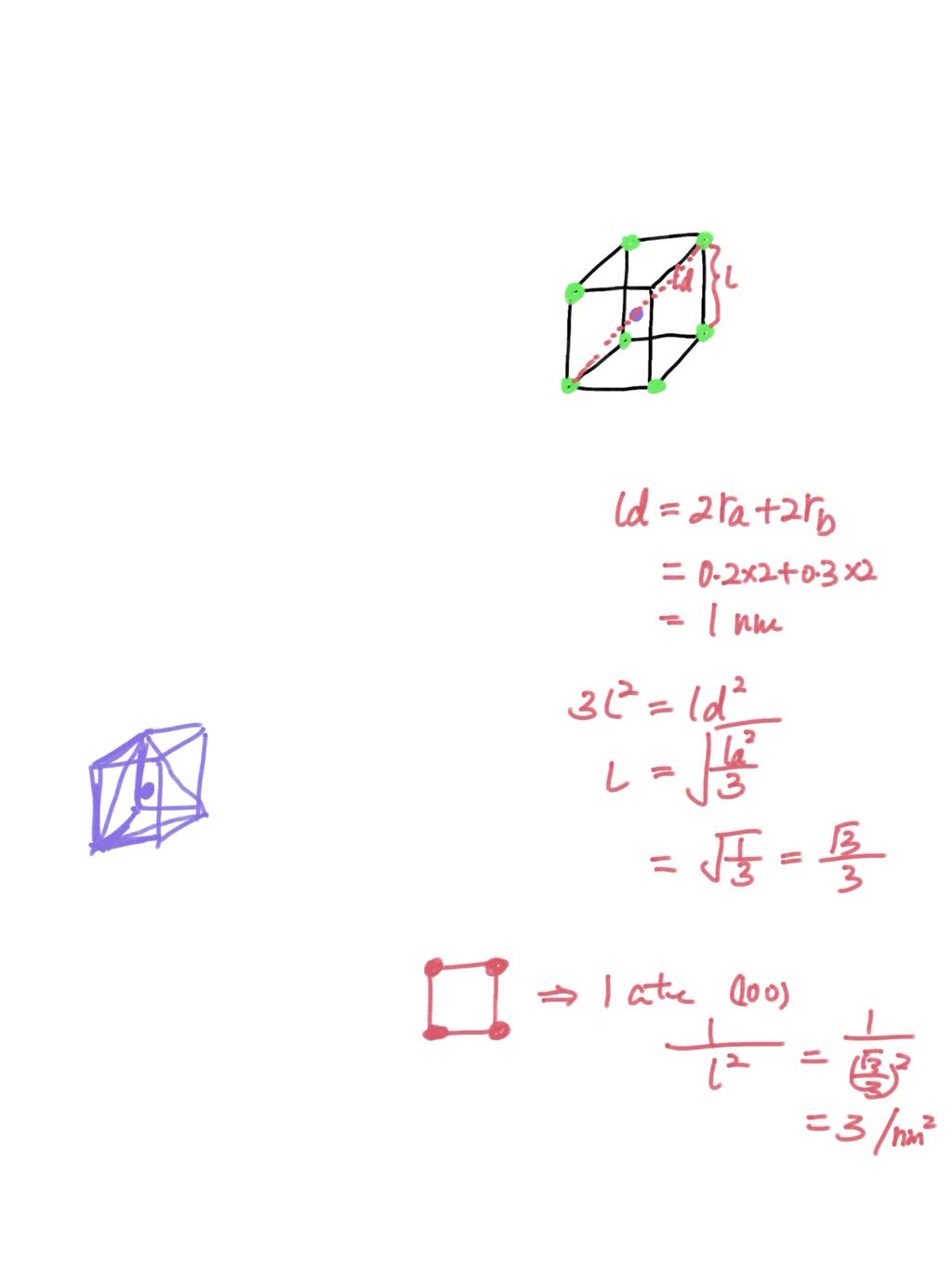 SOLVED: Calculate the linear density of Cr in [100] direction in a BCC ...