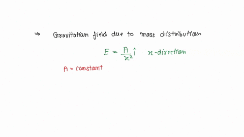 the-gravitational-field-due-to-a-mass-distribution-is-e-ax2-in-x-direction-here-a-is-a-constant-taking-the-gravitational-potential-to-be-zero-at-infinity-potential-at-x-is