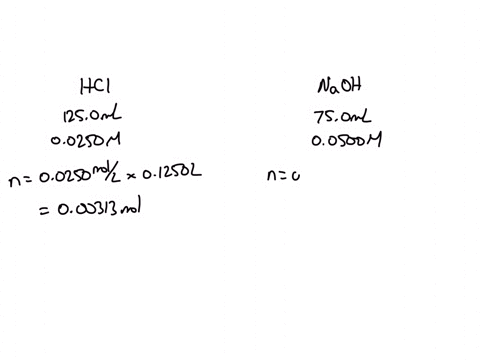 what-is-the-ph-of-a-solution-formed-by-mixing-1250-ml-of-00250-m-hci-with-750-ml-of-00500-m-naoh-68884