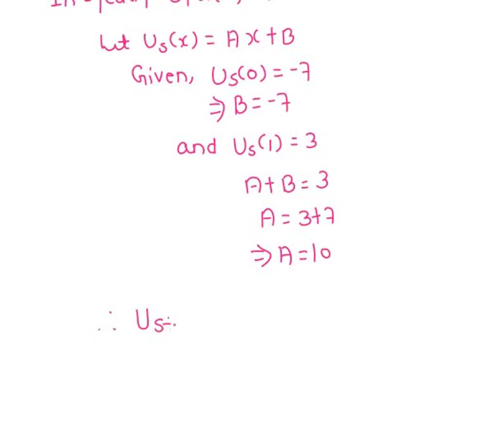 SOLVED Find The Solution Of The Following Initial boundary Value 