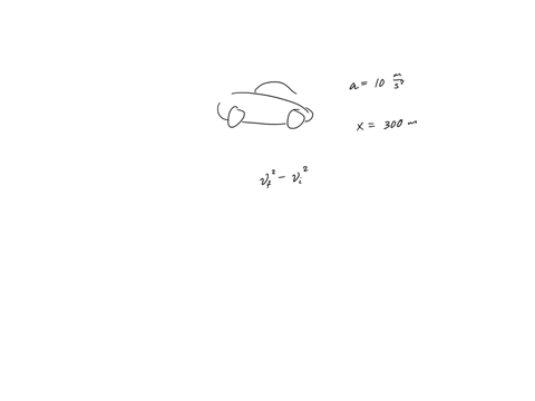 the-brakes-of-a-car-are-applied-causing-it-to-slow-down-at-a-rate-of-10-ms2-knowing-that-the-car-stops-in-300-m-determine-a-how-fast-the-car-was-traveling-immediately-before-the-brakes-were-22523