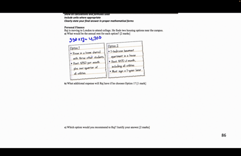 show-all-calculations-and-ormwios-vseo-include-units-where-appropriate-clearly-state-your-final-answer-in-proper-mathematical-forms-personal-finance-raj-is-moving-to-london-to-attend-college-86094