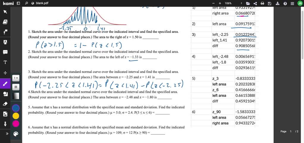 solved-1-given-a-standard-normal-distribution-find-the-area-under