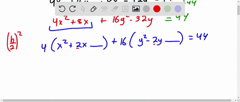 determine-if-4x-16y2-8x-32y-44-0-is-an-ellipse-not-an-ellipse-ellipse-we-can-write-the-equation-of-the-ellipse-in-h2-k-standard-form-1-where-62-h-k-a-b-51134